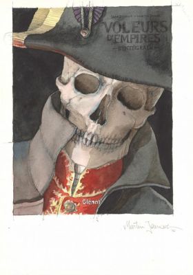 Martin Jamar | Projet de couverture original pour l’intégrale. Univers Dufaux - Les Voleurs d’Empire | Daniel Maghen