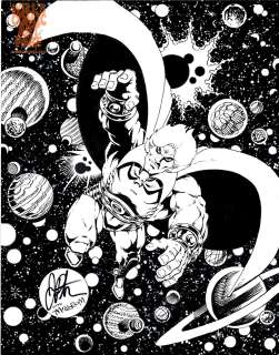 Jim Starlin Al Milgrom - Adam Warlock / Him Cosmic Pin-Up