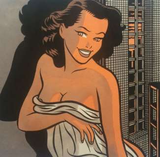 Minus, Walter | Original published illustration - Pin-up in colour | Catawiki