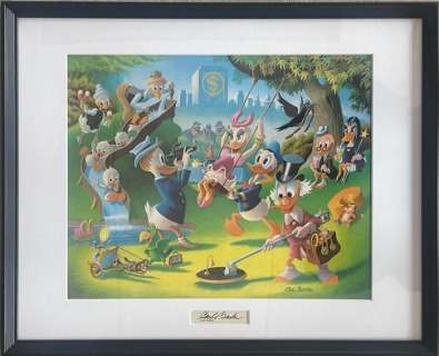 Carl Barks - Holiday in Duckburg - NO RESERVE! | Catawiki