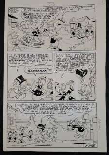 De VIta, Pier Lorenzo - 1 Original page - Paperino Cosmonauta - 1961 | Catawiki