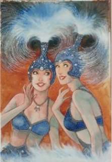 Djeff | Original watercolour  - Broadway  - Deluxe edition | Catawiki