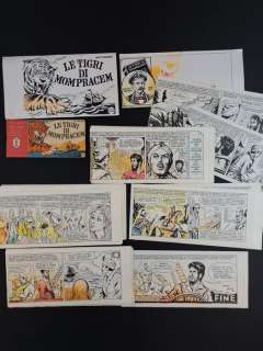 Natoli, Congiu - 48 Original colour drawing - Salgari: Le Tigri di Mompracem | Catawiki