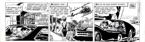 Frank Robbins - 1 Original page - Johnny Hazard - 1966 | Catawiki