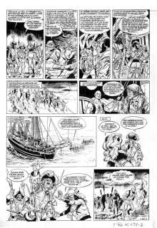 Planche originale YPG2 de Yorik par Eddy PAAPE