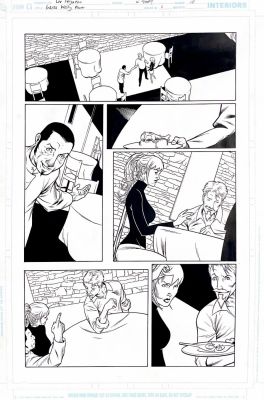 Lee Ferguson | Lee Ferguson: GA/ Black Canary, Wedding Planer: Issue #1 - Page 10- Pencils by Lee Ferguson, inks by Karl Story | Panel Punk Comics Originals