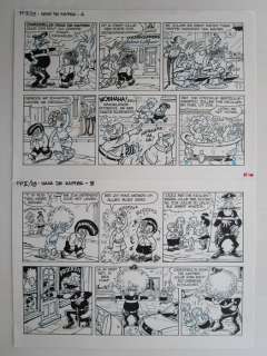 Stallaert, Dirk - 1 Original page - Plankgas en Plastronneke - Naar de kapper | Catawiki