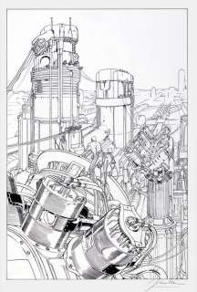 Schuiten | Les Cités obscures, illustration Ã  l’encre de… | Millon