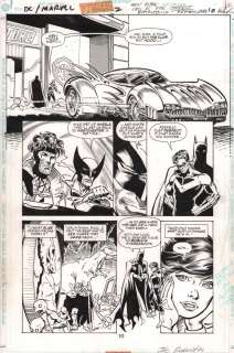 Dan Jurgens, Joe Rubinstein - Marvel Versus Dc #2 P.10 - Wolverine & Gambit Steal the Batmobile - Batman, Robin, & Mole Man - 1996