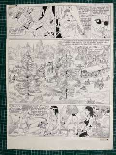 Renaud - 1 Original page - Les Enfants de la Salamandre T1 - Angie - 1988 | Catawiki