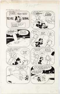Joe Oriolo - 1 Original page - Pat Sullivan’s Felix the Cat #100 (Harvey, 1958) - 1958 | Catawiki