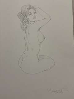Casotto, Giovanna - 1 Dessin original + 20 tirages - Erotico | Catawiki