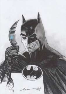 Daniel Acuña - 2 Original drawing - Batman, Capitan America - Originals Artworks - Daniel Acuña - 2024 | Catawiki