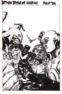 Philip Tan - Batman Beyond #9 Cover a - Signed - 2016