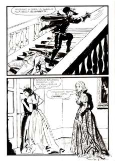 Manara, Milo - 1 Original page - Jolanda De Almaviva #50 - La foresta degli impiccati - 1973 | Catawiki