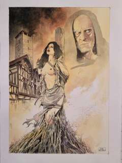 Raimondo, Luca - 1 Original drawing - Sexy Horror Movie - "Il nome della Rosa" | Catawiki