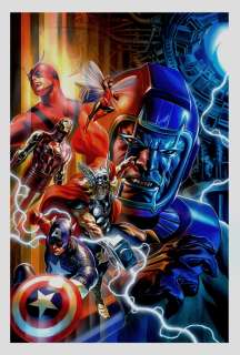 Felipe Massafera - Avengers #2 Large Cover Painting (Thor, Iron Man, Captain America, Giant-Man, & the Wasp, Kang the Conqueror!)