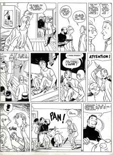 LE GALL Frank  - Theodore Poussin  - Planche 42 de l’album Novembre toute l’année[...] | Vermot et Associés