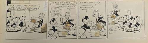 Taliaferro, Al - 1 Original page - Donald Duck - Daily Comic Strip - 1958 | Catawiki