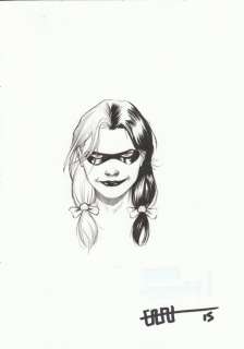 Cafu - 1 Original drawing - Harley Quinn - 2015 | Catawiki