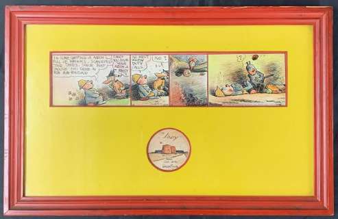 1942 Krazy Kat Hand Colored Daily Strip, Herriman | Weiss Auctions