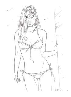 Jim | Une nuit Ã  Rome, illustration Ã  l’encre de… | Millon