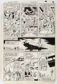 Chuck Patton - Tavola originale per Justice League Annual 2 p.4. Cm.28 x 41. DC Comics. Year 1984. Inks by Dave Hunt.