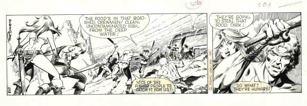 Enric Badia Romero | Axa: The Earthbound / Original daily strip #867 – Romero | Origin Of Comics