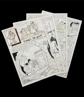 Dossi, Sandro - 4 Original page - Geppo, Le Dodu | Catawiki