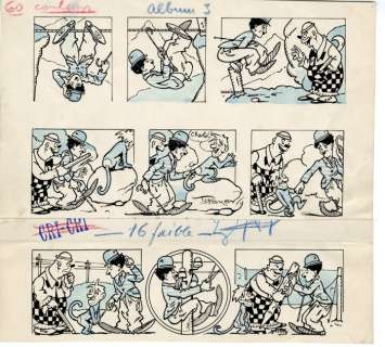 Thomen, Raoul - 1 Original page - Charlot T3 - Les voyages extraordinaires de Charlot - 1926 | Catawiki