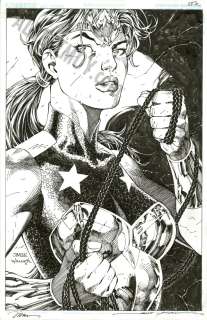 Jim Lee, Scott Williams - Wonder Woman Issue 3 Page Variant Cover