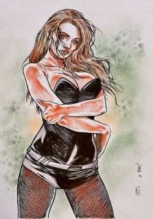 Marco Turini - 1 Original drawing - Black Canary | Catawiki