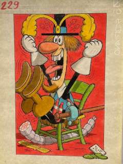 Jacovitti, Benito - 1 Original colour drawing - Il Salgarone - 1976 | Catawiki
