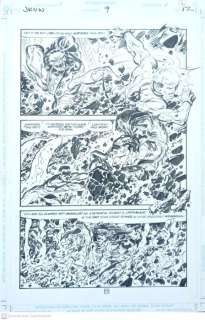 John Byrne - 1 Original page - Orion, Justice League, Darkseid - Jack Kirby’s Fourth World Vol 1 #9 - 1997 | Catawiki