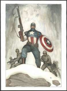 Granov, Adi - CAPTAIN AMERICA: LIVING LEGEND #1 Splash Page | ComicConnect