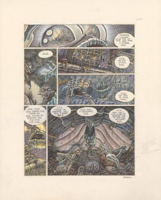 Thierry Ségur | Planche originale n°13 - Le pays des songes - Légendes des Contrées oubliées | Daniel Maghen