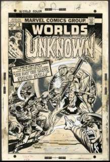 Buckler, Rich - WORLDS UNKNOWN #3 Cover | ComicConnect