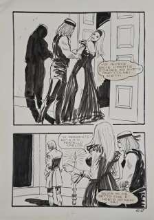 Manara, Milo - 1 Original page - Jolanda n.42 - " La Ballata della Regina" pag. 67 | Catawiki