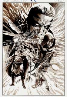 J.G. Jones - Project Superpowers #1 Cover (5 Great Golden Age Super Heroes:â Green Lama, Samson, Masquerade, Scarab, & the Black Terror!) 2018