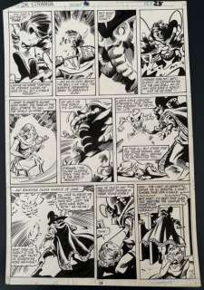Gene Colan, Vince Colletta, Dan Green - 1 Original page - Doctor Strange #47 page 21 - The Grand Illusion! (1ère apparition Ikkon) - 1981 | Catawiki