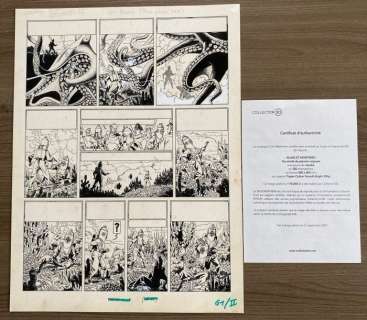 Jacobs - 1 Digigraphie - Blake & Mortimer - Fac-Similé de planche originale - 2021 | Catawiki