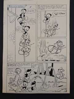 Carpi, Chierchini - 1 Original page - Paperino e il Muro del Riso - 1954 | Catawiki