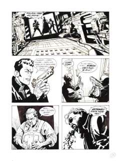Bonazzi, Germano - 3 Original page - Nathan Never #68 - "Il pianeta rosso" - 1997 | Catawiki