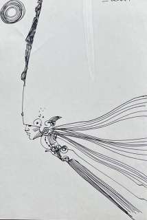 Toppi, Sergio - 1 Original drawing - Traditional dressed person | Catawiki