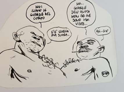 Gipi - 1 Original page - Le guardie del Corpo e dell’Anima | Catawiki