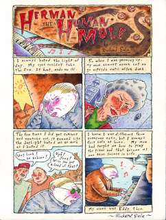 Richard Sala - The Residents (1992) - Herman the Human Mole Complete Story