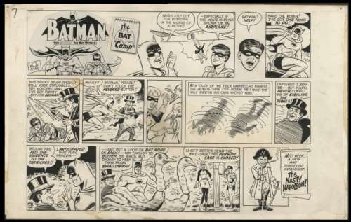 Moldoff, Sheldon - BATMAN SUNDAY Strip Art | ComicConnect