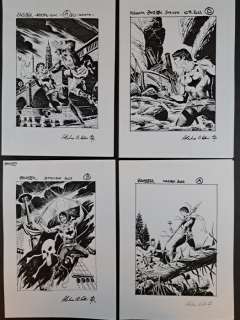 Piccinelli, Alessandro - 4 Original drawing - Zagor: Le Notti di Londra, Il Battello dei Misteri e Altre - 2021 | Catawiki