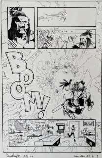 Sean Murphy - 1 Original page - Outer Orbit (Half Splash) | Catawiki