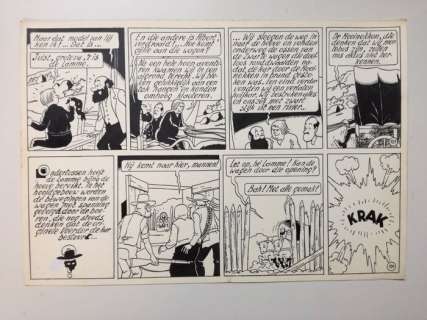 De Moor, Bob - 1 Original page - De Nieuwe avonturen van Tijl Uilenspiegel 4 - De Zwarte ossewagen - 1951 | Catawiki